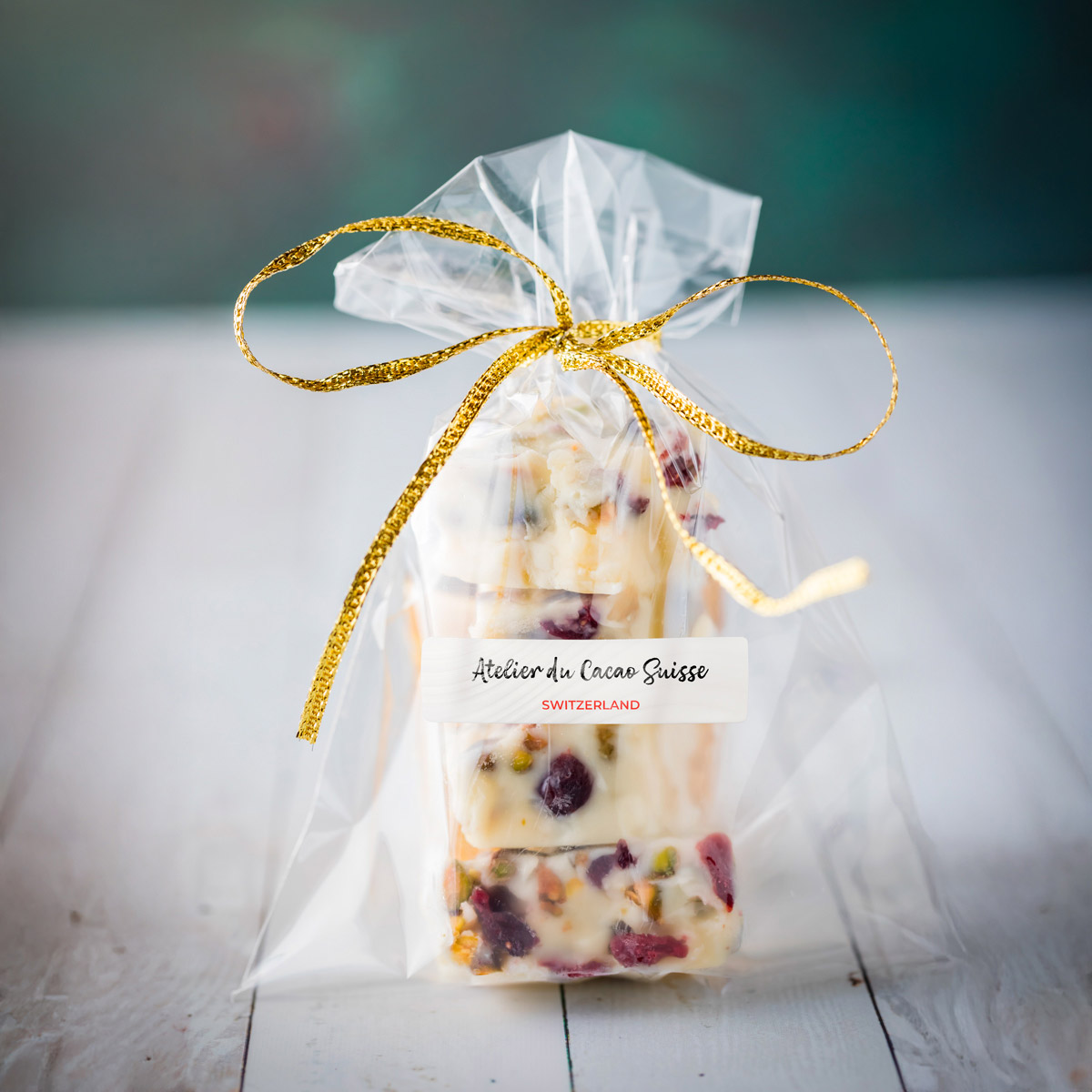 Individuelle Lebensmitteletiketten auf Süssigkeiten