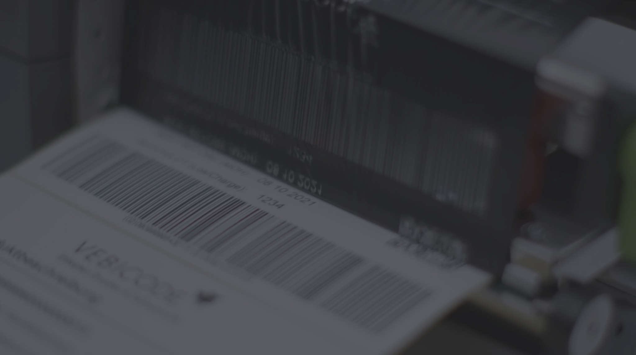 Barcode Sicherheitsetiketten im Druck